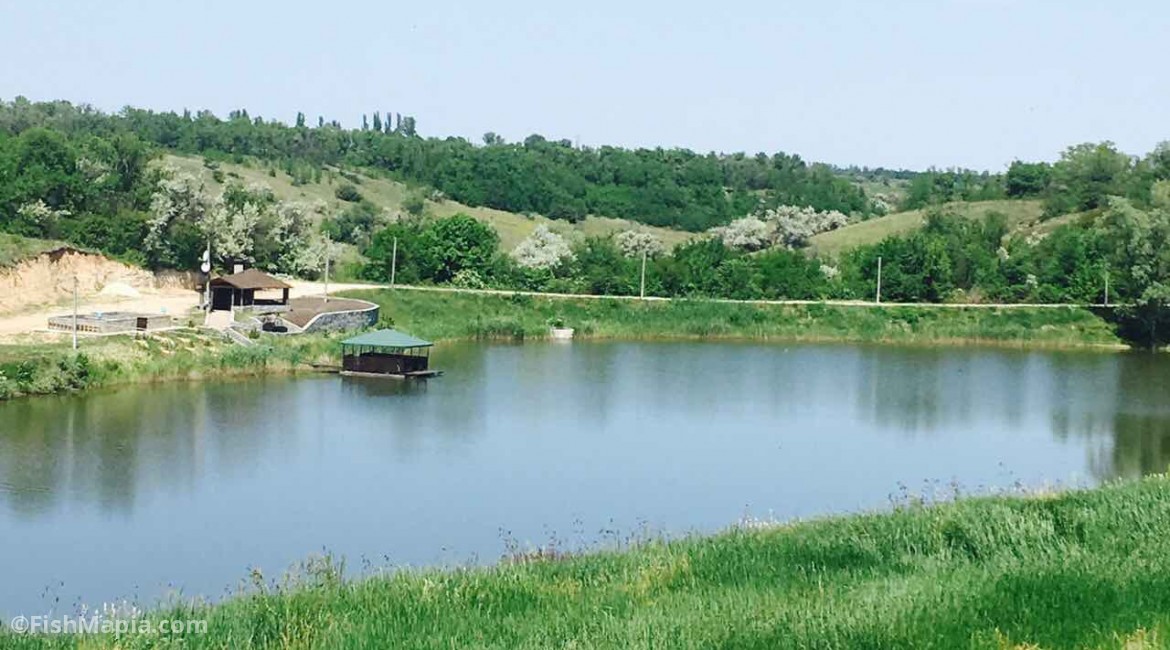 VIP-рыбалка озеро с. Спасское. РЫБАЧИЙ ХУТОРОК., map, fishing
